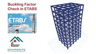 Buckling Factor Check in ETABS [upl. by Allicirp]