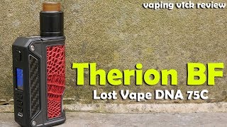 Therion BF DNA 75C from Lost Vape  Review [upl. by Whallon]