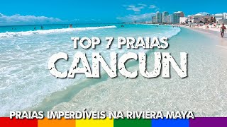 Cancun Top 7 Melhores Praias da Riviera Maya [upl. by Rakel]