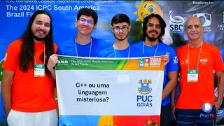 TIME DA PUC GOIÁS CONQUISTA MEDALHA NA FINAL NACIONAL DE MARATONA DE PROGRAMAÇÃO [upl. by Murat]