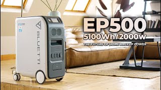 BLUETTI EP500Pro 51kWh  2kW3kW The Future Of Home Backup Power [upl. by Wachtel]