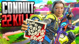 Conduit 22 KILLS and 5000 Damage Apex Legends Gameplay Season 20 [upl. by Poulter]