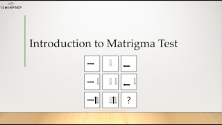 Matrigma Test Prep Introduction [upl. by Haram]