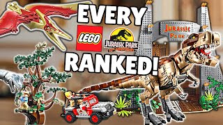 Ranking EVERY Lego Jurassic Park amp World Set [upl. by Devehcoy]