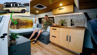 DIY ‘90s VAN to MODERN TINY HOME The Entire Build [upl. by Abott]