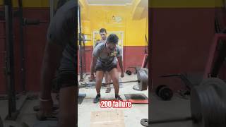 hacklift 200 kg failure 😭shorts viral trending [upl. by Auqined]