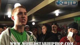 KOTD  Rap Battle  Bartone vs Tricky P [upl. by Naujud]