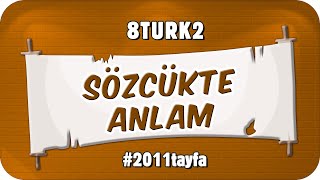 Sözcükte Anlam 📙 8TURK2 2025LGS [upl. by Pass]