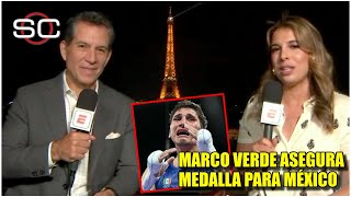 NUEVA MEDALLA para MÉXICO en los Juegos Olímpicos Marco Verde BRILLA en el boxeo  SportsCenter [upl. by Llehsor761]