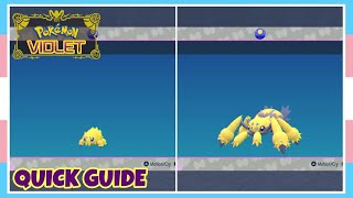 How To Evolve Joltik Into Galvantula In Pokemon Scarlet amp Violet  Quick Guide [upl. by Joli]