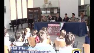 BARLETTA  Cittadinanza e Costituzione un progetto in Rete [upl. by Gustav764]