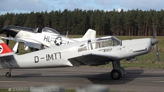 Messerschmitt BfMe 108 B Taifun Taxiing and Takeoff  Great ARGUS As 10 Engine Sound [upl. by Fablan]