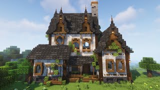 Minecraft How to Build a Big House Tutorial [upl. by Valina123]