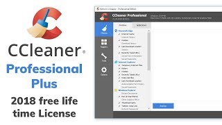 CCleaner Professional Plus Key 2018 free License lifetime [upl. by Adnamaa]