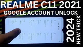 realme c11 2021 google account unlock without pc 2024  RMX3231 frp bypass android 11 new method [upl. by Sefton]