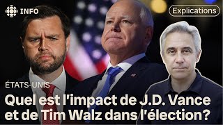 La bataille de JD Vance et de Tim Walz pour le Midwest [upl. by Ogdan]