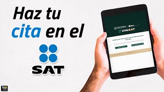 Cómo sacar una cita en el SAT tutorial paso a paso [upl. by Akitahs305]