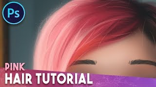 HOW TO PAINT HAIR IN PHOTOSHOP [upl. by Ttocserp74]