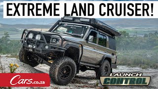 Modified 76 Series Land Cruiser  Is this the most extreme Land Cruiser in SA [upl. by Saduj640]