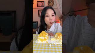 Mango desserts asmreating mukbang shorts [upl. by Abehshtab]