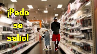 Fart Pranks at Target ¡Pedo se Salió [upl. by Collar]