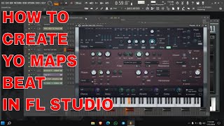 Learn How To Create A Yomaps Type Beat On Flstudio 21 With A Free Flp flstudio Tutorial [upl. by Gascony602]