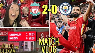 GAKPO amp SALAH SEND LFC 11 POINTS CLEAR OF CITY IN UNREAL ATMOSPHERE  Liverpool 20 Man City  Vlog [upl. by Colis]