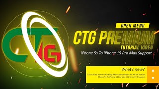 CTG Premium OPEN MENU 2024 Tool Till IOS 1751 iPad To iPhones ALL Devices including Supported [upl. by Munroe]