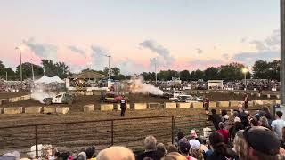 Perth fair demolition derby 6 cylinder class 2024 [upl. by Ntsud26]