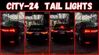 Honda City Lava Style Tail Lights  City 2024 Modifications [upl. by Esma]