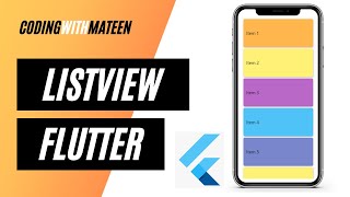 ListView in Flutter  Flutter ListView  Scrolling in Flutter [upl. by Kati998]