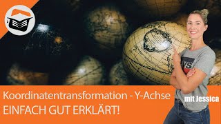 Koordinatentransformation  Schnittwinkel  Berechnen  yAchse  Beispiel  Einfach gut erklärt [upl. by Vanhomrigh]