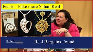 Real Bargains Found Majorica amp Mikimoto Pearls Christian Dior Costume Jewelry Silver by Dr Lori [upl. by Irahs240]