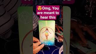 😍❤️OMG You are meant to hear this message shorts short tarot tarotreading😍❤️ [upl. by Federica597]