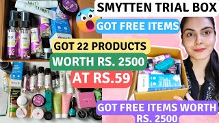 Huge Smytten Haul😍  Smytten Free Sample Review  Got 6 free Product  Smytten 0Trail points product [upl. by Tarfe38]