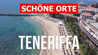 Teneriffa Reise  Strände Natur Meer Resorts  4k Video  Kanarische Inseln Teneriffa Von Oben [upl. by Knitter]