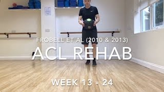 ACL Rehab Exercises  Weeks 13  24 [upl. by Coy]