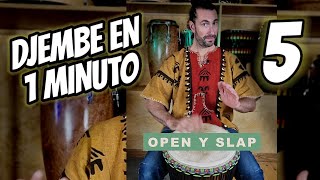 ✋🤚DJEMBE EN 1 MINUTO 5️⃣ FRASE PARA DJEMBE [upl. by Aeriela]