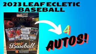 Paul Skenes Auto 2023 Leaf Eclectic Baseball 4 Auto Per Box [upl. by Orsino]