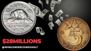 Rare 5 Cent Coins History Value and Their MillionDollar Worth [upl. by Vincelette]