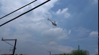 Raven Heliworks Aviation R44 Reven II Kawit flyby [upl. by Siravrat]