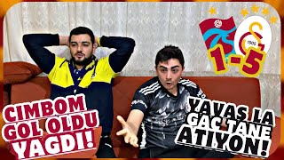 FANATİK FENERBAHÇELİ VE BEŞİKTAŞLI TRABZONSPOR 15 GALATASARAY MAÇINI İZLERSE [upl. by Allak]