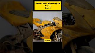 Hurda Pocket Bike Restorasyonu  Yılların Yıprattığı Motor Hayat Buldu restorasyon pocketbike [upl. by Fai]