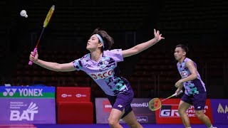 PUAVARANUKROHTAERATTANACHAI Vs GUO Xin WaCHEN Fang Hui  BWF Badminton Thailand Open Final XD Live [upl. by Brigette]