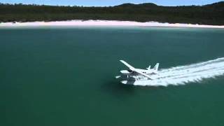 Whitsunday Islands amp Great Barrier Reef Scenic Flight [upl. by Aled]