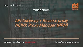 API Gateway  Reverse proxy NGINX Proxy Manager NPM [upl. by Pendleton]