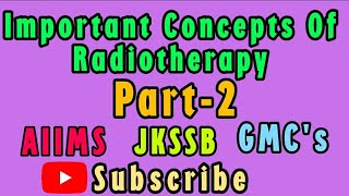 Lec 2  Important Concepts of Radiotherapy  IMRT  BRACHYTHERAPY IMPLANTS [upl. by Hairas]