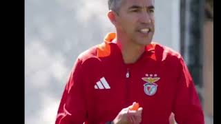 Primeiro treino de Bruno Lage no Benfica 202425 [upl. by Ecyal693]