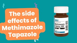 What are the side effects of Methimazole Tapazole [upl. by Rafe]