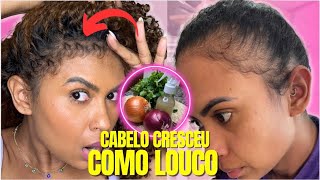 NASCE CABELO ATÉ NA TESTA  A RECEITA CASEIRA MAIS POTENTE PARA CRESCER CABELO Projeto Rapunzel [upl. by Ellecrag]